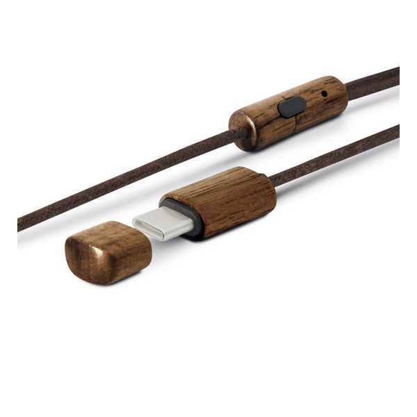 Headphones with Microphone Energy Sistem Eco Wood USB-C - Image 4