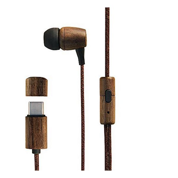 Headphones with Microphone Energy Sistem Eco Wood USB-C - Image 2