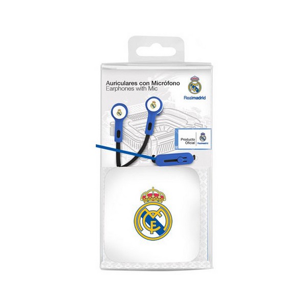 In ear headphones Real MadrID C.F. Blue